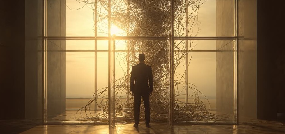 empresário lidando com demissões