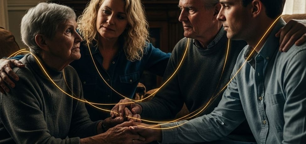 Os Fios Invisíveis do Destino A Família como Palco de Cura Emocional Transgeracional