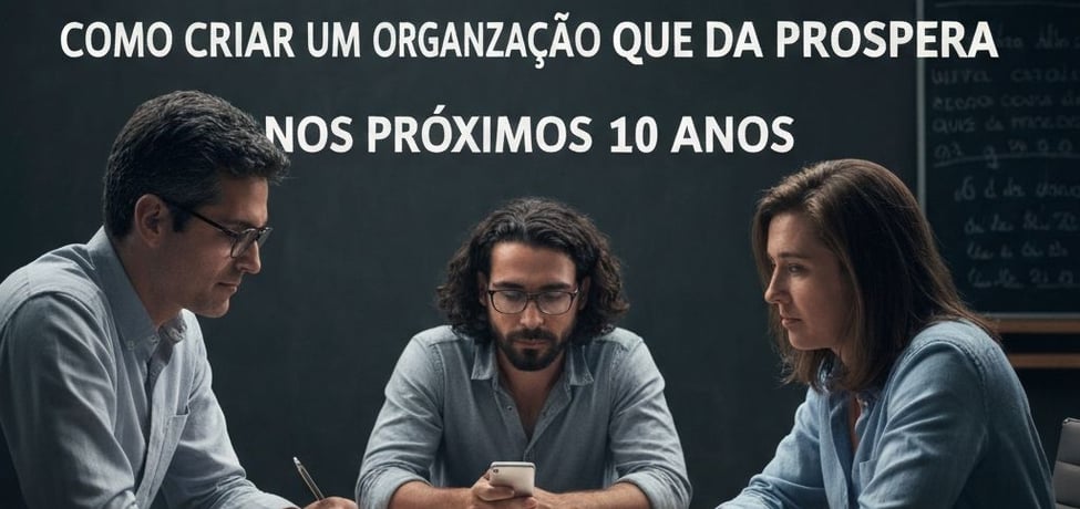 VISÃO DE FUTURO   COMO CRIAR UMA ORGANIZAÇÃO QUE PROSPERA NOS PRÓXIMOS 10 ANOS