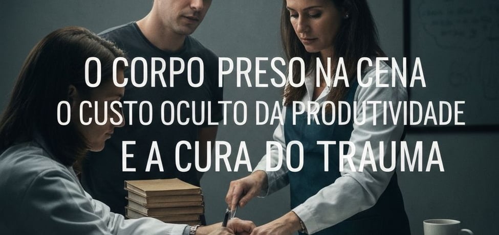 O Corpo Preso na Cena O Custo Oculto da Produtividade Tóxica e a Cura do Trauma